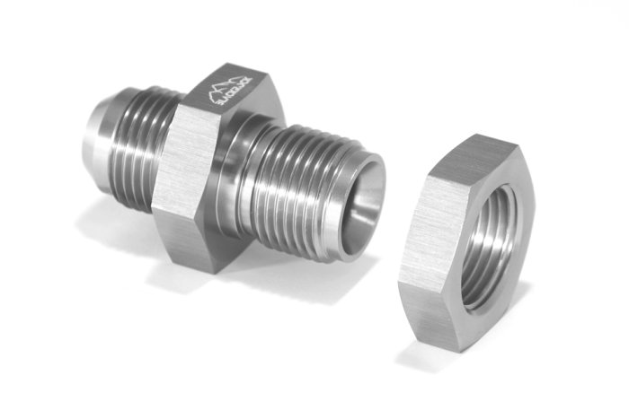 Адаптер П AN08 проходной для топливного бака, алюминий, BLACKROCK LAB, AN931-08