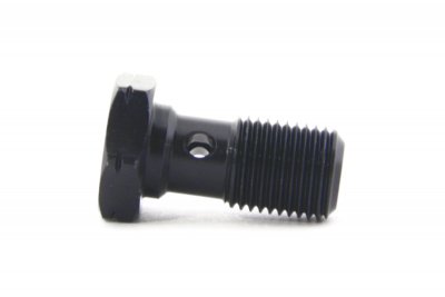 Болт (штуцер) для banjo M10x1 L=20mm алюминий ЧЕРНЫЙ, Goodridge 992-03-31DBK