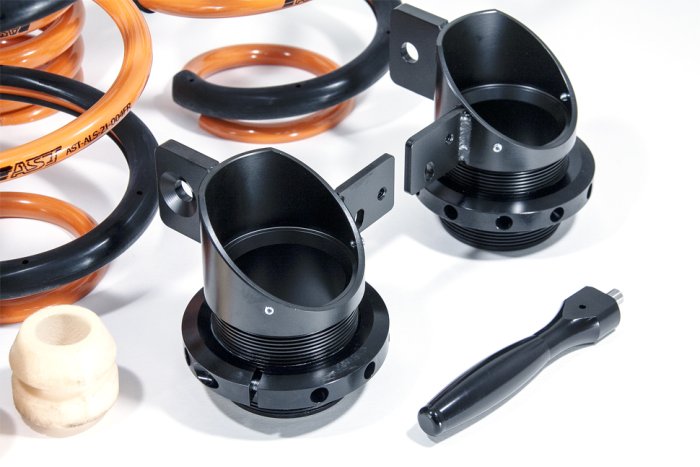 Комплект регулируемых пружин с занижением AST BMW M2 G87; M3 G80; M4 G82; ASTALS-21-004