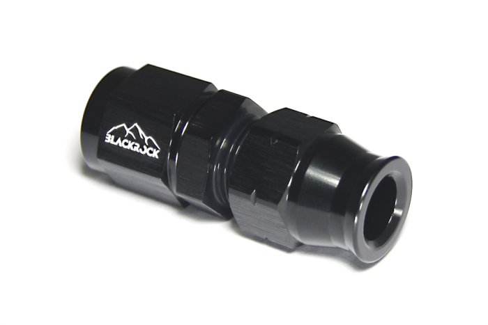 Фитинг AN-06, прямой "мама" Hardline, алюминий, BLACKROCK LAB H06-001-BK