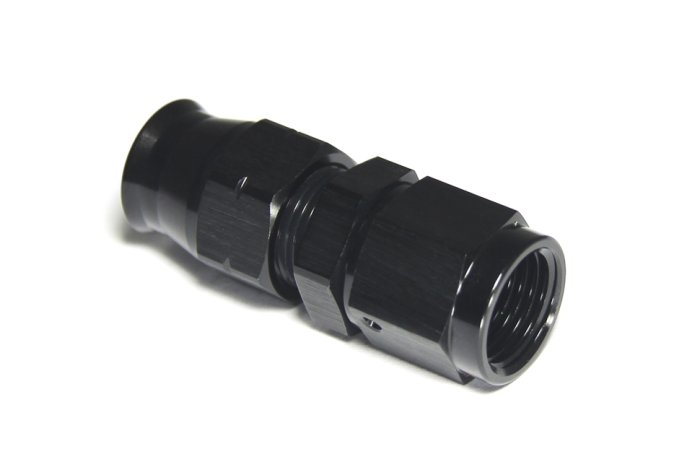 Фитинг AN-06, прямой "мама" Hardline, алюминий, BLACKROCK LAB H06-001-BK