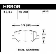 Колодки тормозные HB909B.660 передние Chevrolet Camaro LTG 2015- - Колодки тормозные HB909B.660 передние Chevrolet Camaro LTG 2015-