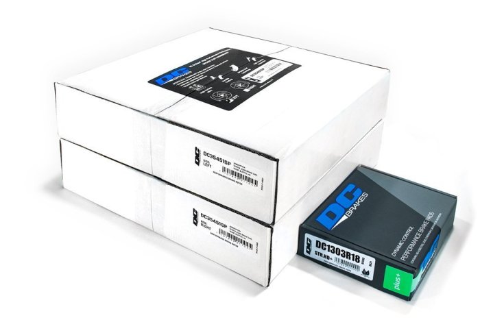 КОМПЛЕКТ ПЕРЕДНИЙ Тормозные диски DC Brakes+колодки HD+ Toyota LC200, Lexus LX450D, LX570 2015+ продвинутая вентиляция