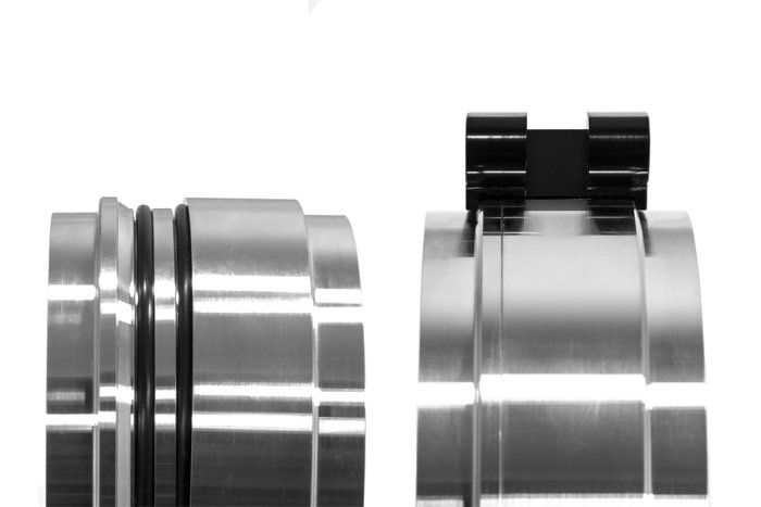 Хомут V-band 3" (76mm) алюминий; для системы впуска; BLACKROCK LAB APC30