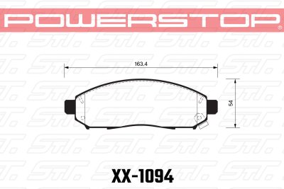 Колодки тормозные 36-1094 PowerStop Z36 передние NISSAN Pathfinder ; NAVARA 2005-&gt;