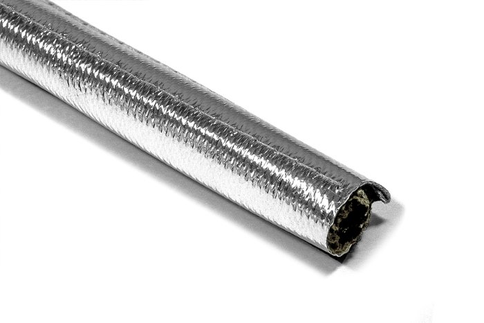 Термоизоляция шлангов и проводов 12mm цена за 1m Al+Silica, на липучке, Thermal Division TDWL121VL