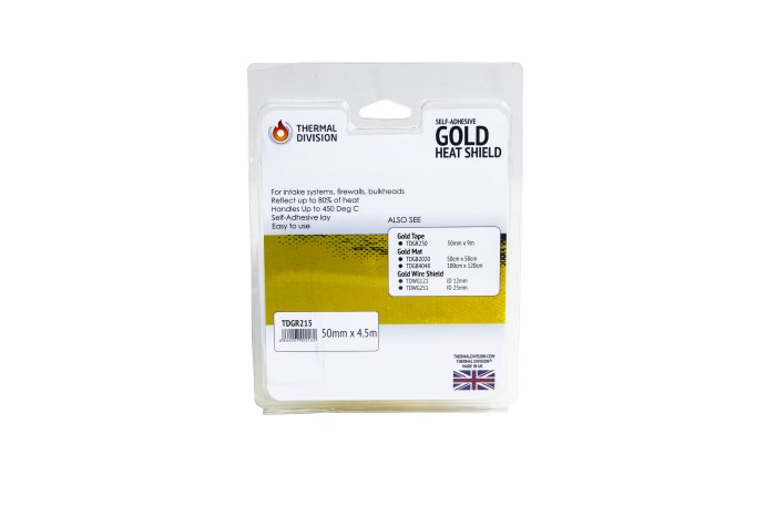 Термоизоляция лента Gold 5сm*4,5m Thermal Division TDGR215