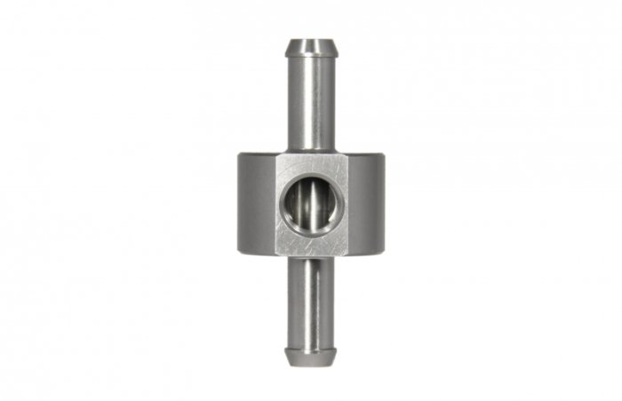 Адаптер под датчик NPT1/8" - диаметр "ёлочки" 7,9mm шланг PUSH FIT , BLACKROCK LAB, P0505-18NPTTi