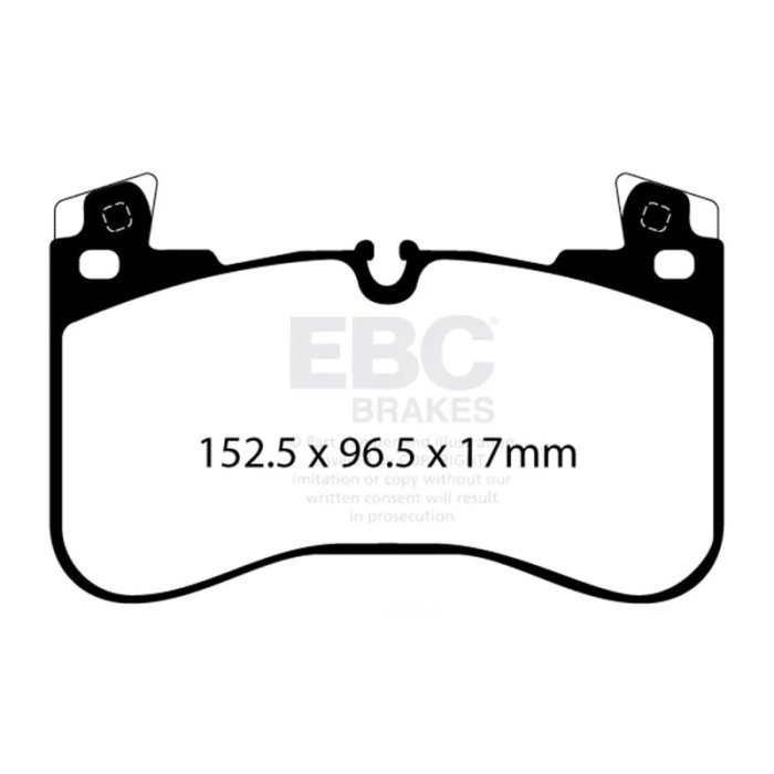 Колодки тормозные DP42401R EBC Yellowstuff Land Rover Defender 2, Discovery 5, Range Rover под 363mm