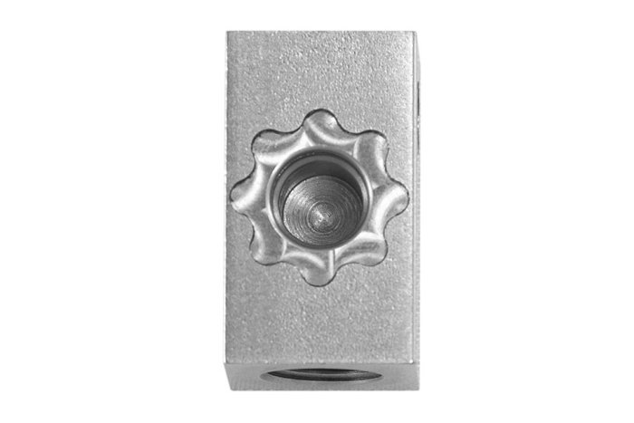 Тройник ABS Goodridge 1 х adapter crimp,- M10*1mm (обратный конус)  крепеж отв. 6mm, D-03 ABS-003AT