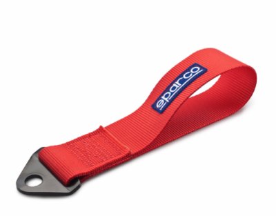Петля буксировочная, красный, SPARCO S01612RS