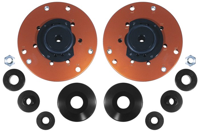 Верхние развальные опоры BMW M3 F80; M4 F82; ДО РЕСТ, ПОД 3 БОЛТА; AST TMA-B15-A2-20F (2шт.)