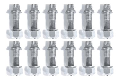 Крепеж тормозных роторов DC Brakes DCB2512, болтовой, резьба 1/4 UNF, длина 25,4 mm (комплект 12 шт)