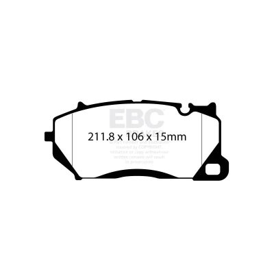 Колодки тормозные DP42492R EBC Yellowstuff AUDI RS6, RS7 C8, RSQ8, 