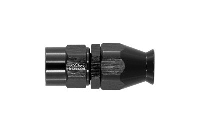 - 4 AN (4AN AN4) фитинг прямой 30 серия BLACKROCK LAB T04-001-3BK, под тефлоновый шланг (600 серия)
