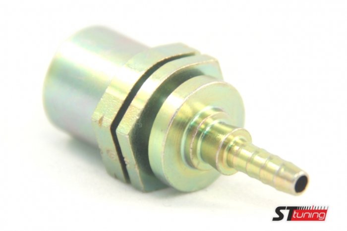 Фитинг мама M10*1 под обратный конус, проточ D-03 сталь, под опрессовку S757-03-31Z1E, Goodridge