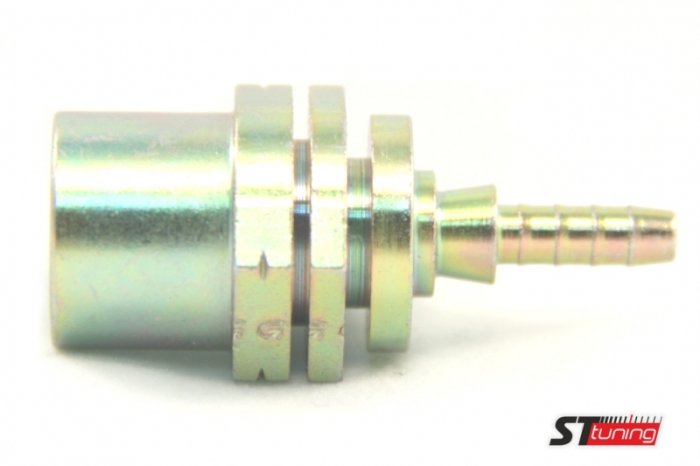 Фитинг мама M10*1 под обратный конус, проточ D-03 сталь, под опрессовку S757-03-31Z1E, Goodridge