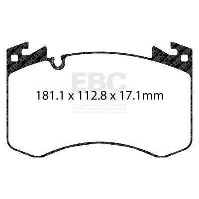 Колодки тормозные DP42515R EBC Yellowstuff перед RANGE ROVER V ; RANGE ROVER SPORT 20" 2022->
