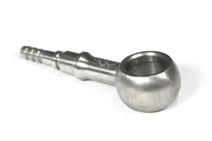 Фитинг banjo d10 mm, длинный D-03, нерж. сталь, под опресовку BC03-D10T, BLACKROCK LAB