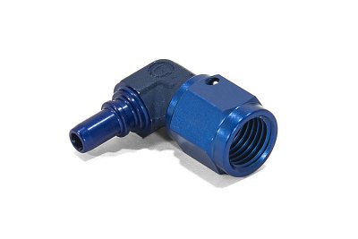 - 4 AN (4AN AN4) фитинг 90° D-04 алюминий, под опрессовку 600 серия Goodridge S6090-04DMP