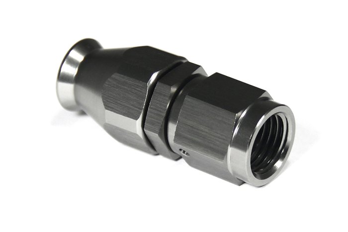 - 4 AN (4AN AN4) фитинг прямой 60 серия BLACKROCK LAB T04-001-6Ti алюминий (600 серия)