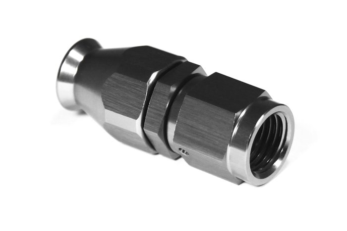 - 4 AN (4AN AN4) фитинг прямой 60 серия BLACKROCK LAB T04-001-6Ti алюминий (600 серия)