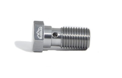 Болт (штуцер) для banjo 9/16X24 L=23mm, алюминий BLACKROCK LAB BB1-91624