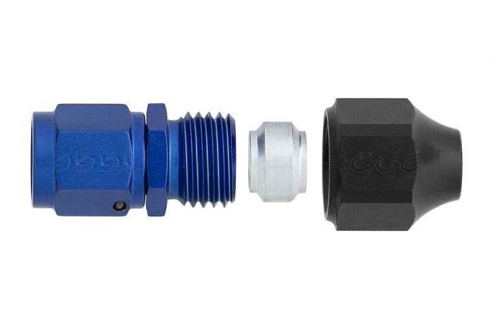 Фитинг AN-04, прямой "мама" Hardline, алюминий, Goodridge HL821-04D