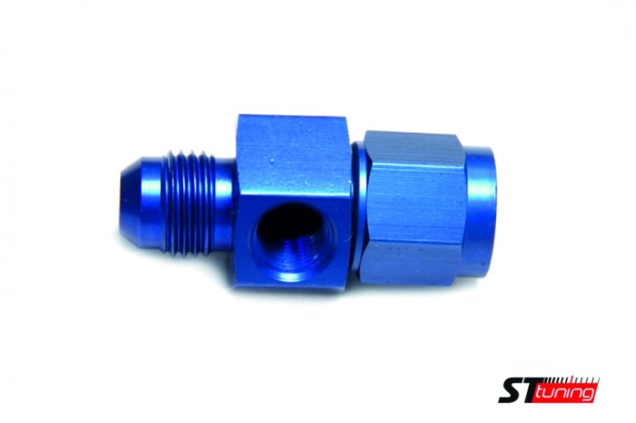 Адаптер под датчик NPT1/8", М AN6 - П AN6, алюминий, Goodridge FP192