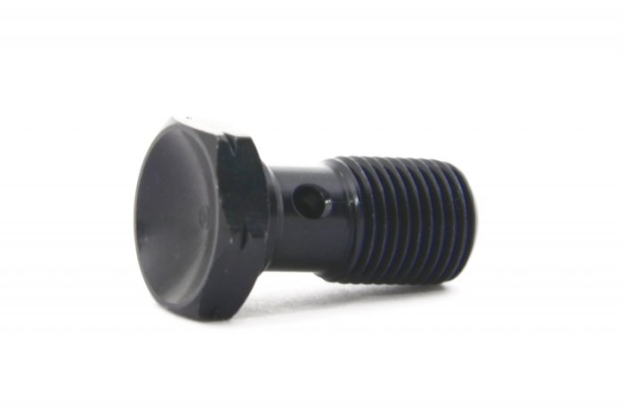 Болт (штуцер) для banjo M10x1.25 L=20mm алюминий ЧЕРНЫЙ, Goodridge 992-03-32DBK