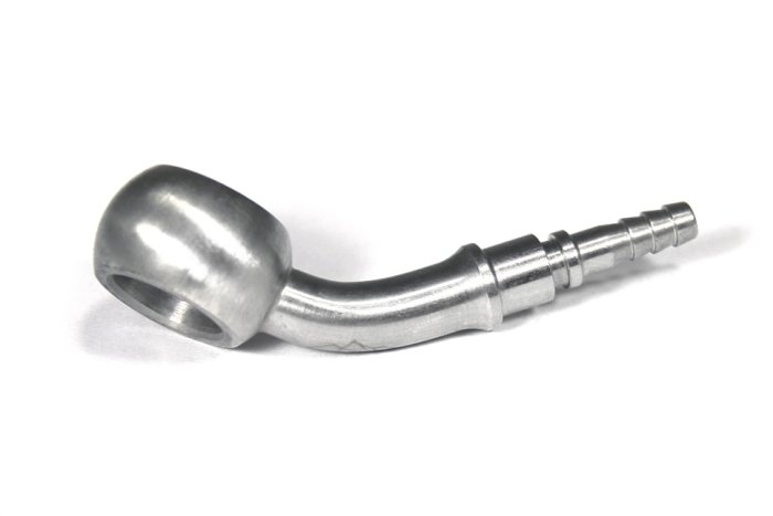 Фитинг banjo d10 mm, 45° D-03 нерж сталь, под опресовку BC03-4D10, BLACKROCK LAB