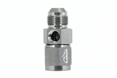 Адаптер под датчик NPT1/8&quot;, М AN8 - П AN8, алюминий, BLACKROCK LAB AN0808-18NPTTi