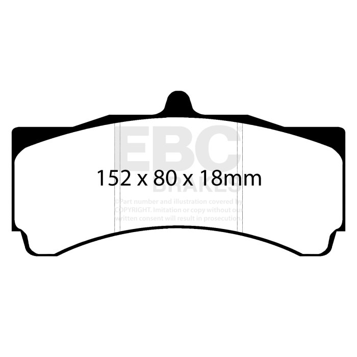 Колодки тормозные DP5005NDX EBC Bluestuff AP Racing, Stop Tech, JBT, Alcon, HPB,