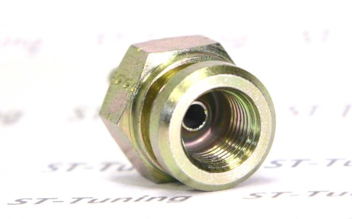 Фитинг мама M10*1 под обратный конус, под ключ 17mm D-03 сталь, под опрессовку S759-03-31SZ1