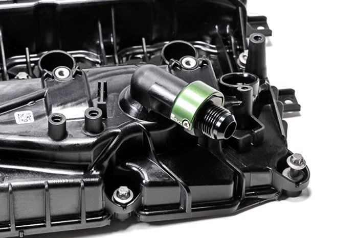 Адаптер AN-10 - 19mm быстросъём, Radium Engineering, 20-0758; BMW B58 Gen1; VAG  2.0L Gen3 EA888;