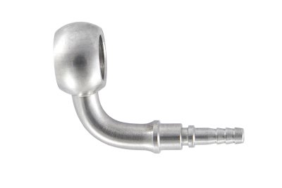 Фитинг banjo d10 mm, 90° D-03 нерж сталь, под опресовку BC03-9D10, BLACKROCK LAB