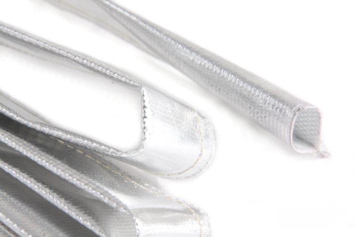 Термоизоляция шлангов и проводов 15mm цена 1м, Al+Fiberglass, Wire Shield, Thermal Division TDWH0510