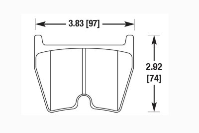 Колодки тормозные DP51513NDX EBC Bluestuff суппорт Brembo 8 поршней (комплект 8 шт)
