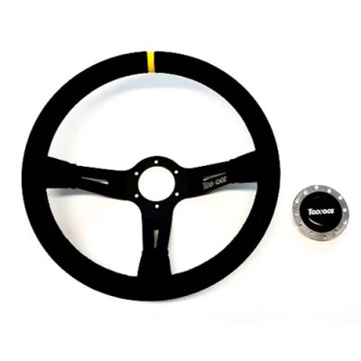Руль, замша, диаметр 350 mm, вылет 90 mm, Toorace GRID TR1102020302 (21326B)