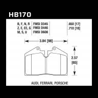 Колодки тормозные HB170Z.650 HAWK PC задние (для StopTech ST41 LC200/LX570) - Колодки тормозные HB170Z.650 HAWK PC задние (для StopTech ST41 LC200/LX570)