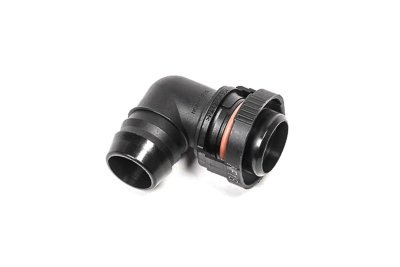 Адаптер 19mm - 19mm быстросъём, 90°, Radium Engineering, 14-0668; VAG  2.0L Gen3 EA888; 