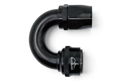 - 20 AN (20AN AN20) фитинг 180°, быстросъём М - шланг, Easy-Release, BLACKROCK LAB, FA20-180-F