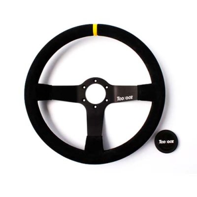 Руль, замша, диаметр 350 mm, вылет 65 mm, Toorace CHALLENGE TR1101020302 (21327C)