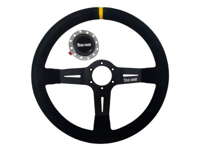 Руль, замша, диаметр 350 mm, вылет 65 mm, Toorace CHALLENGE TR1101020302 (21327C)
