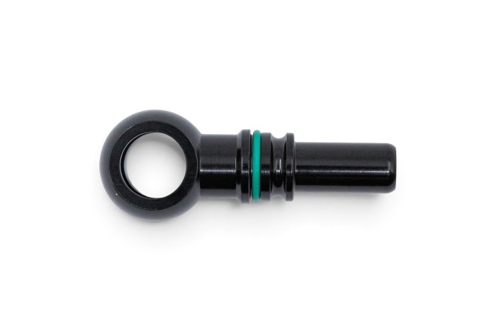 - 6 AN (6AN AN6) фитинг прямой, быстросъём П - banjo d12 mm, Easy-Release, BLACKROCK LAB, FB06-D12