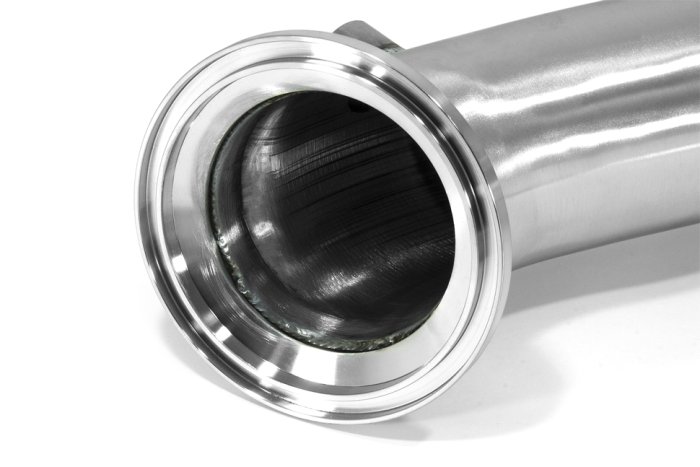 Приемная труба (даунпайп) BMW-DP-0348 BlackRock Lab BMW B48 2014->; F30 320i, 330i; G20 320i; 330i;