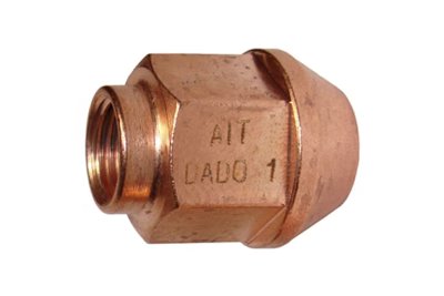 Гайка колёсная посадка конус, резьба M12 x 1.5 mm; сталь, медное покрытие; A.I. TECH AIT AIT-DADO-1