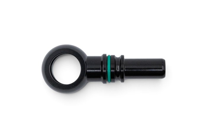 - 6 AN (6AN AN6) фитинг прямой, быстросъём П - banjo d14 mm, Easy-Release, BLACKROCK LAB, FB06-D14