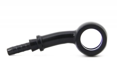 Фитинг banjo d10 mm, 20°, вбок D-03 алюминий ЧЕРНЫЙ, под опрессовку S5097-03DBK, Goodridge