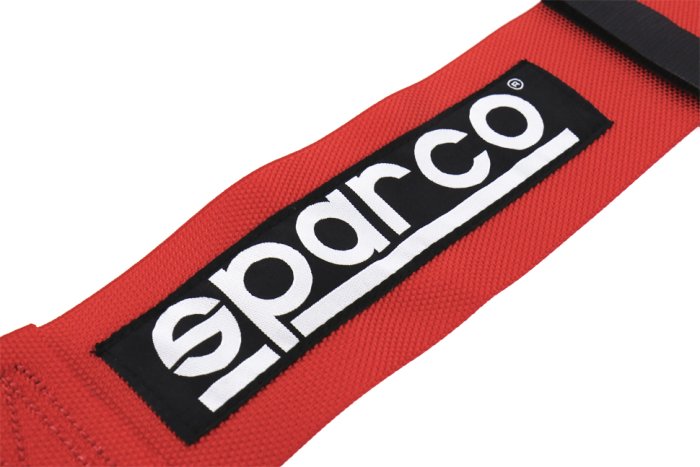 Ремень безопасности SPARCO 4 точки, 3-2", алюминиевый замок, FIA 8853/1998 красный, 04716M1RS